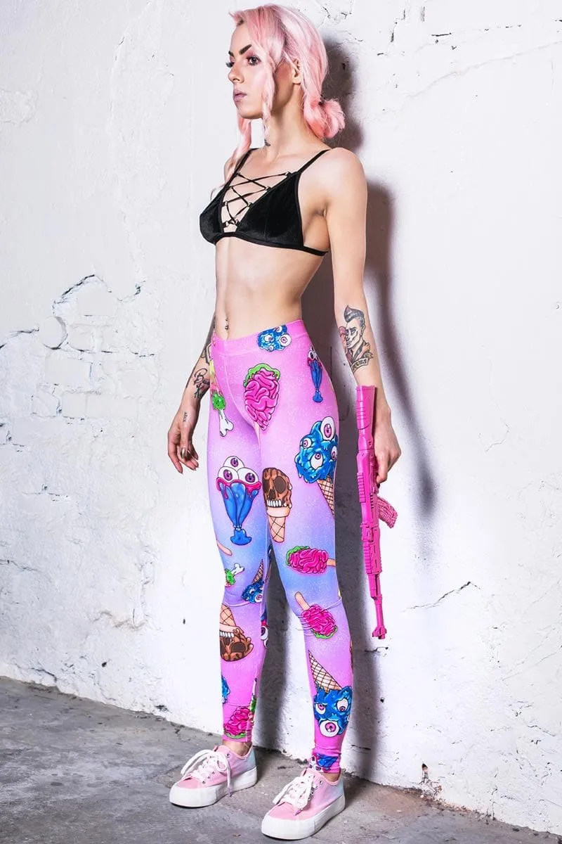 Horror Ice Cream Leggings