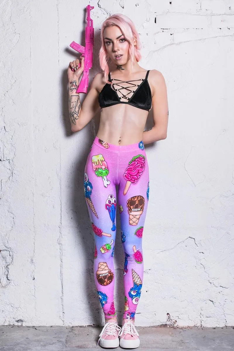 Horror Ice Cream Leggings