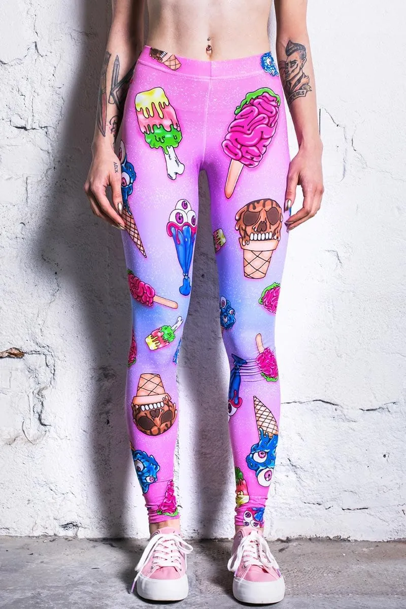 Horror Ice Cream Leggings