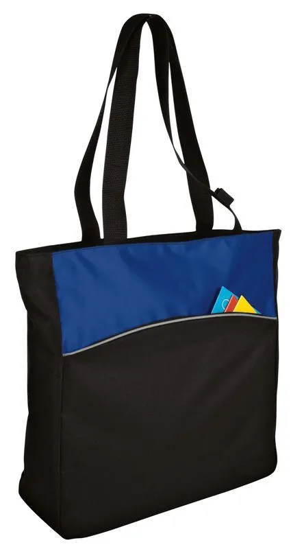 Improved Two-Tone Colorblock Tote Bag