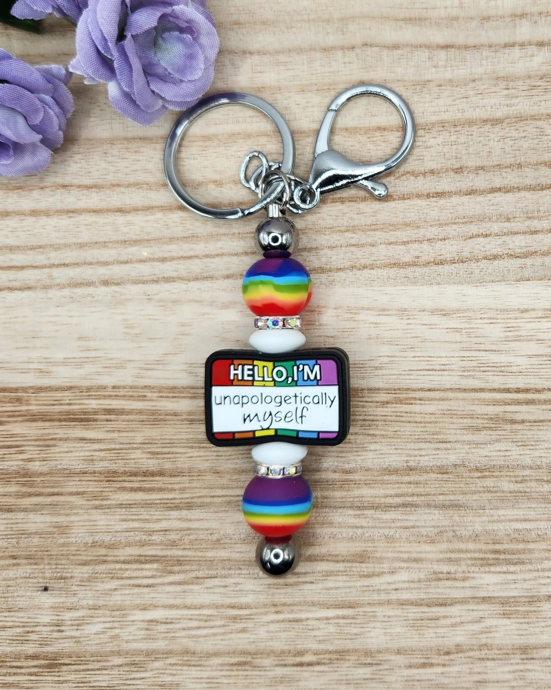 Keychain-Hello I'm Unapologetically Myself