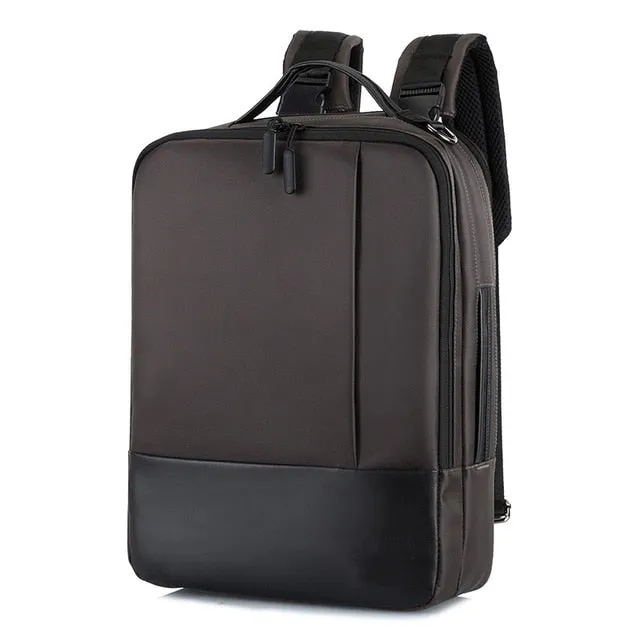 Men's Business 3 in 1 15" Laptop Backpack with USB Charging