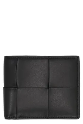 Men's Cassette Bi-Fold Wallet in Black | 743004VBWD2