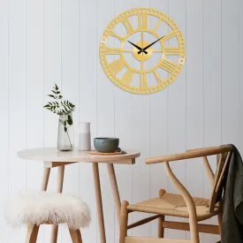 Metal Wall Clock 10 - Gold