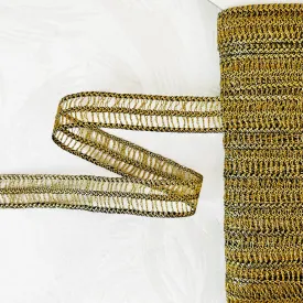 Metallic Double Ladder Braid - Multiple Colorways