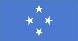 Micronesia National Flag Printed