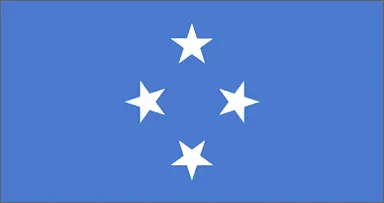 Micronesia National Flag Printed