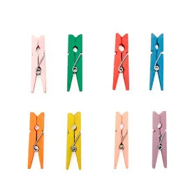 Mini Rainbow Clothespins