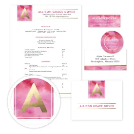 Modern Watercolor Complete Sorority Packet