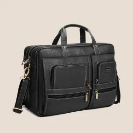 NORTHFOLK Leather Laptop Messenger Bag for Men