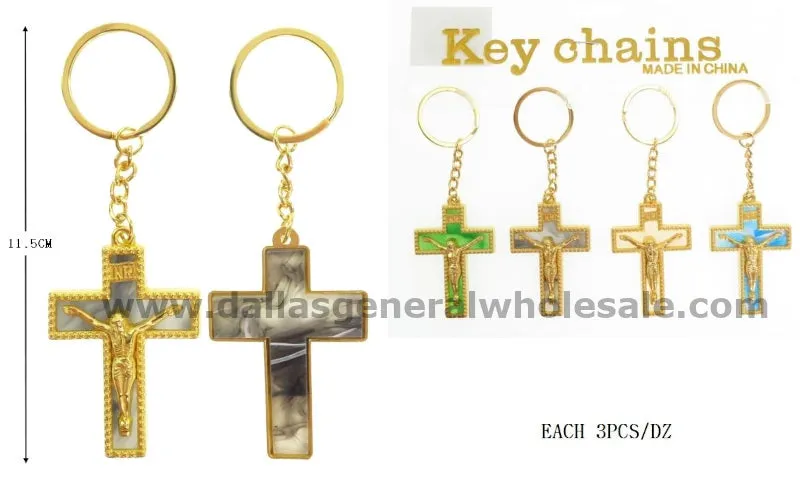 Novelty Jesus On Cross Keychains Wholesale