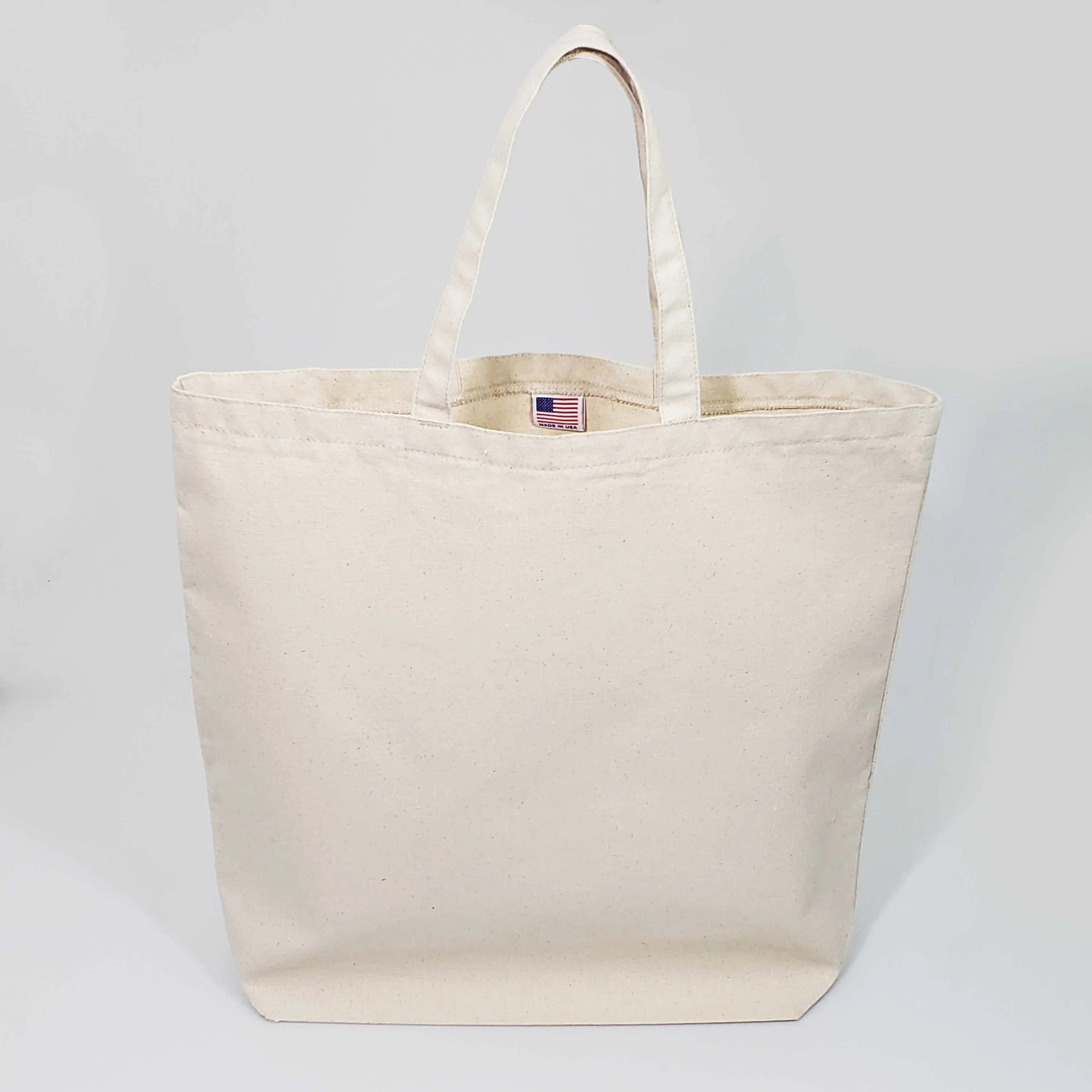 Oversized Canvas Tote Bag - Made in USA