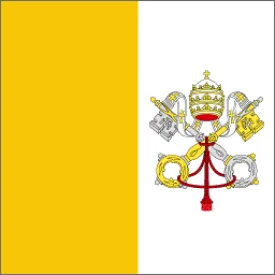 Papal (Vatican City) National Flag Printed