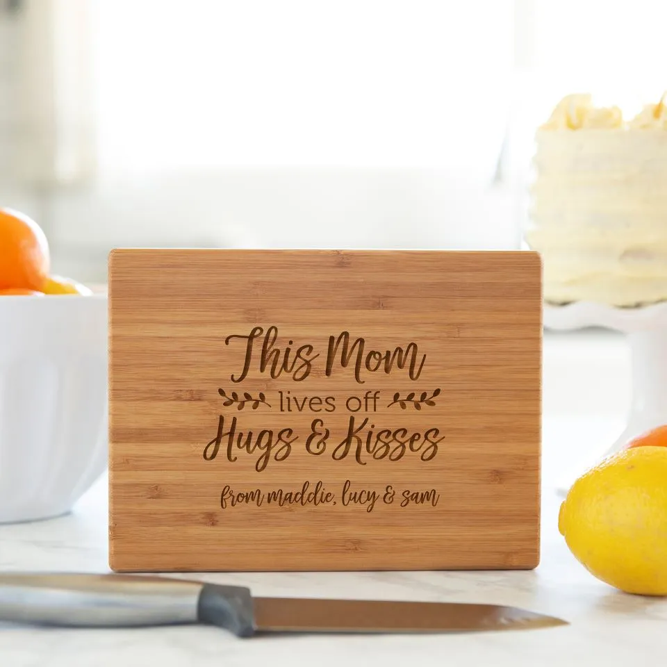 Personalized Bamboo Cutting Board for Mom