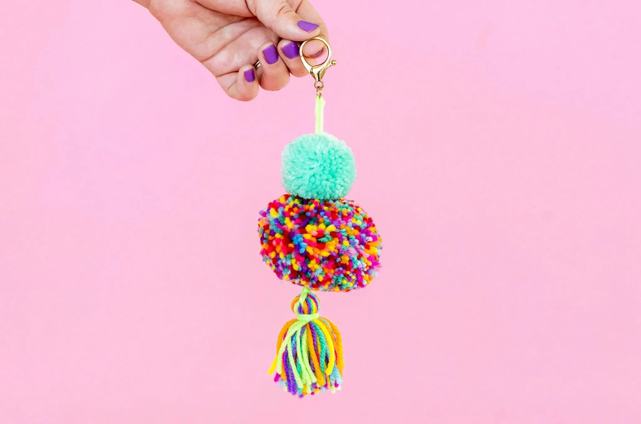 Pom & Tassel Keychains ~ Various Styles