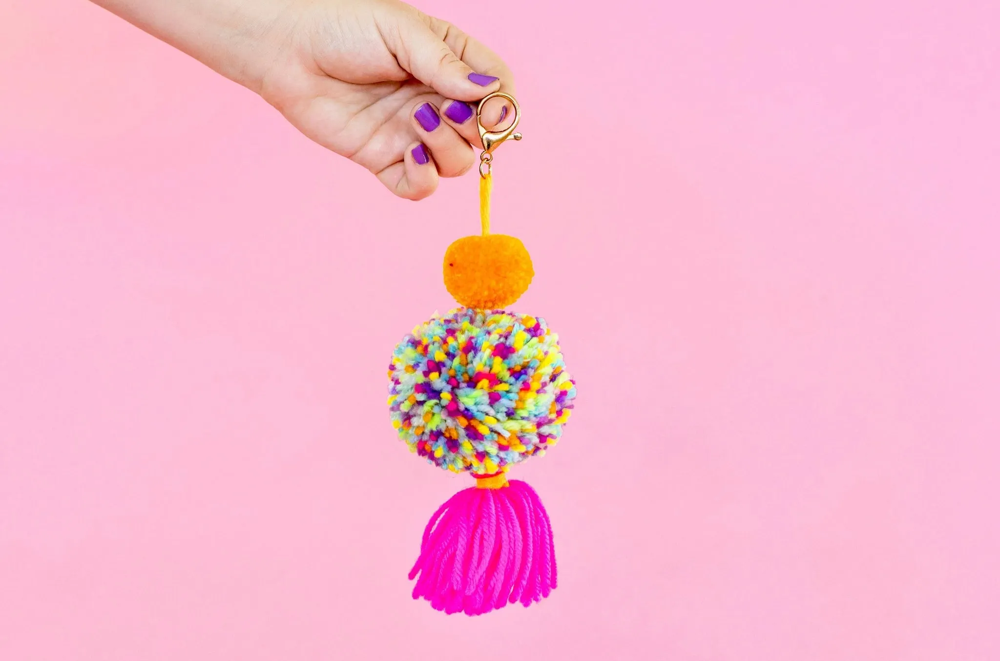 Pom & Tassel Keychains ~ Various Styles