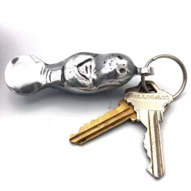 Recycled Aluminum Manatee Keychain