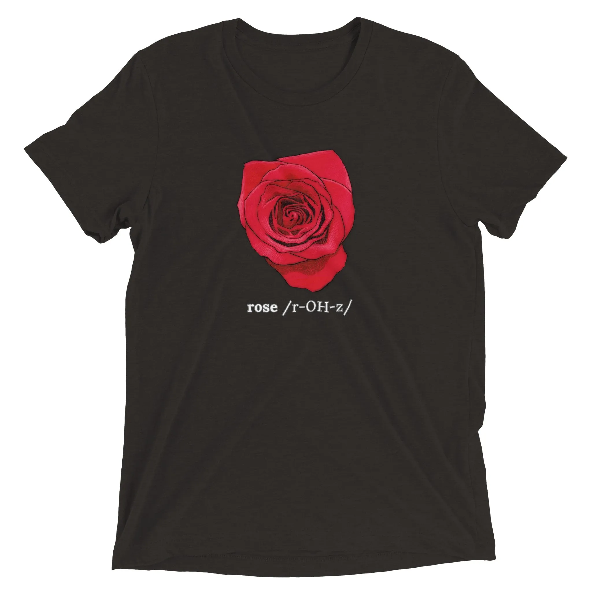 Rose Phonetic Triblend Unisex Crewneck T-shirt