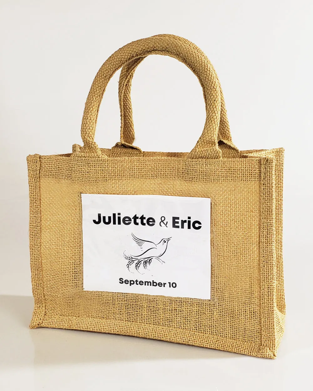 Rustic Wedding Favor Burlap Bags / Promotional Jute Totes  TJ907