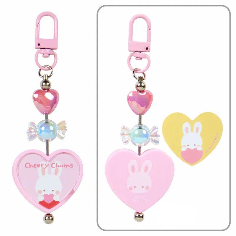 Sanrio Colorful Heart Keychain Pink Blind Box