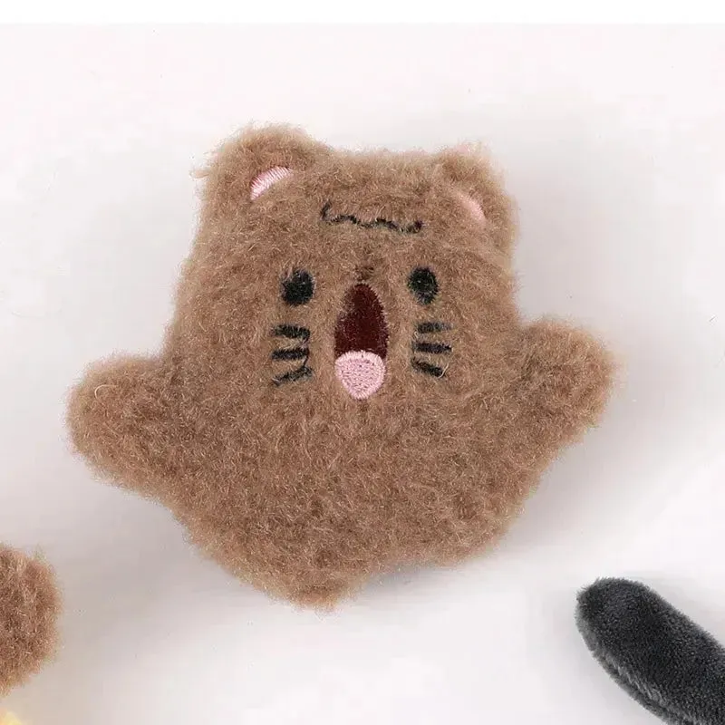 Screaming Animals Plush Keychain