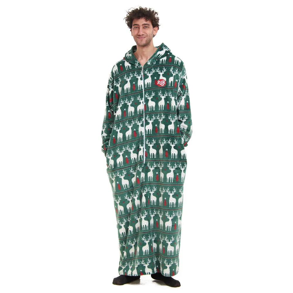 Snuggs Wearable Blanket Monk Green Christmas