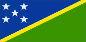 Solomon Islands National Flag Printed