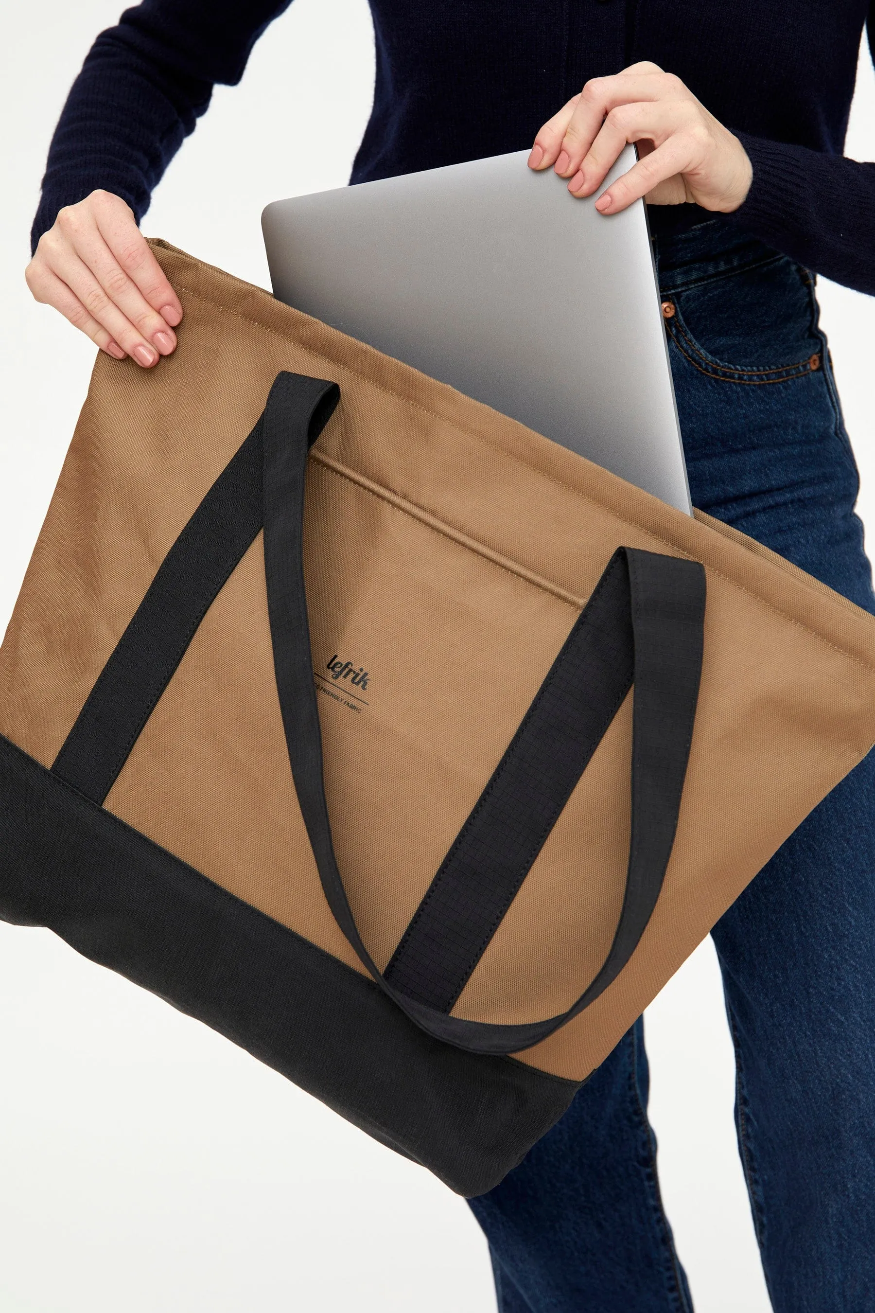 Strata Tote Bag Camel