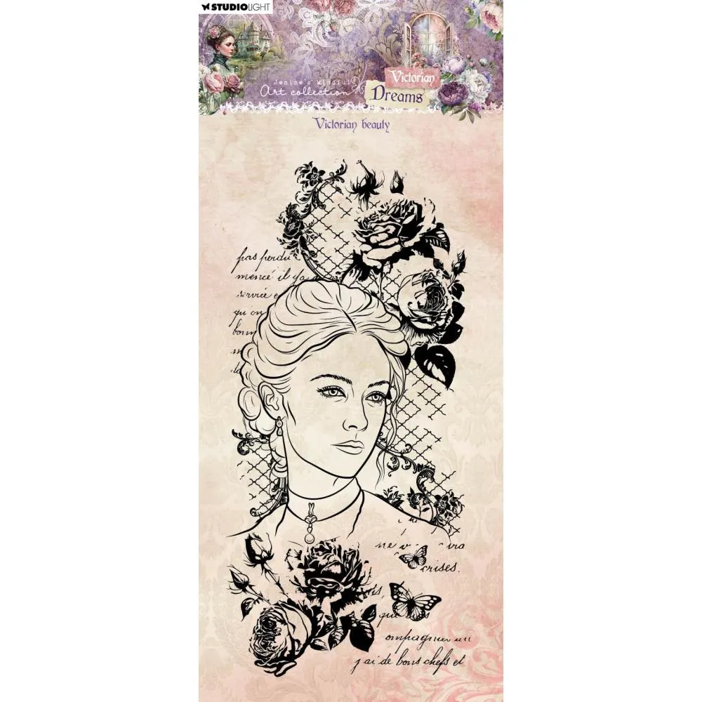 Studio Light Jenine's Mindful Art Clear Stamp Nr. 609, Victorian Beauty