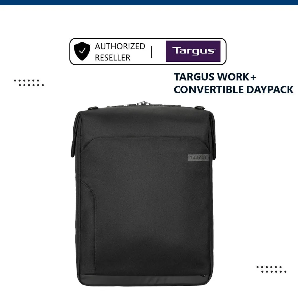 Targus Backpack 15.6" Work  Convertible Daypack (TBB609GL-70) Black