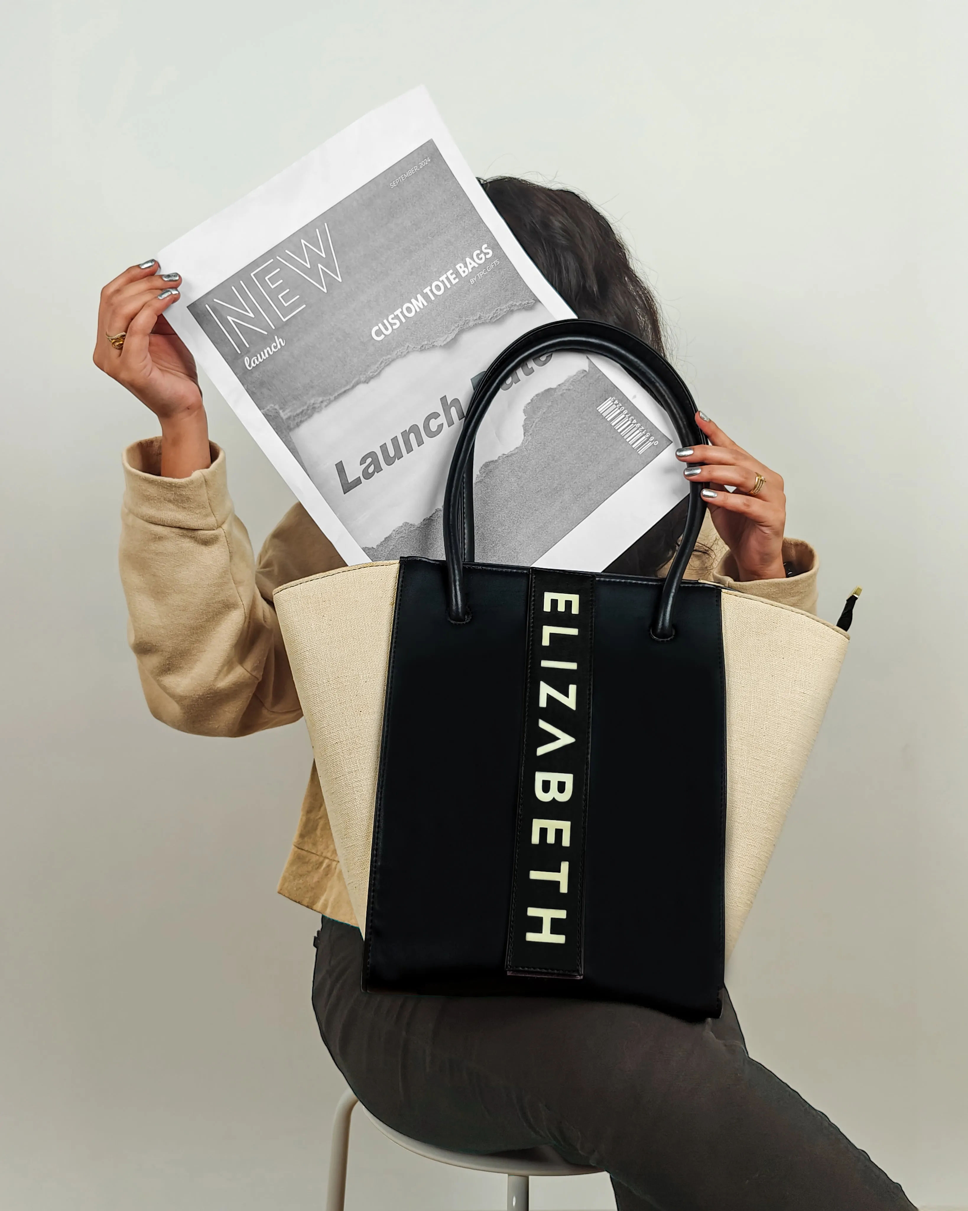 Tote Bags for Women - Frost & Noir Edition