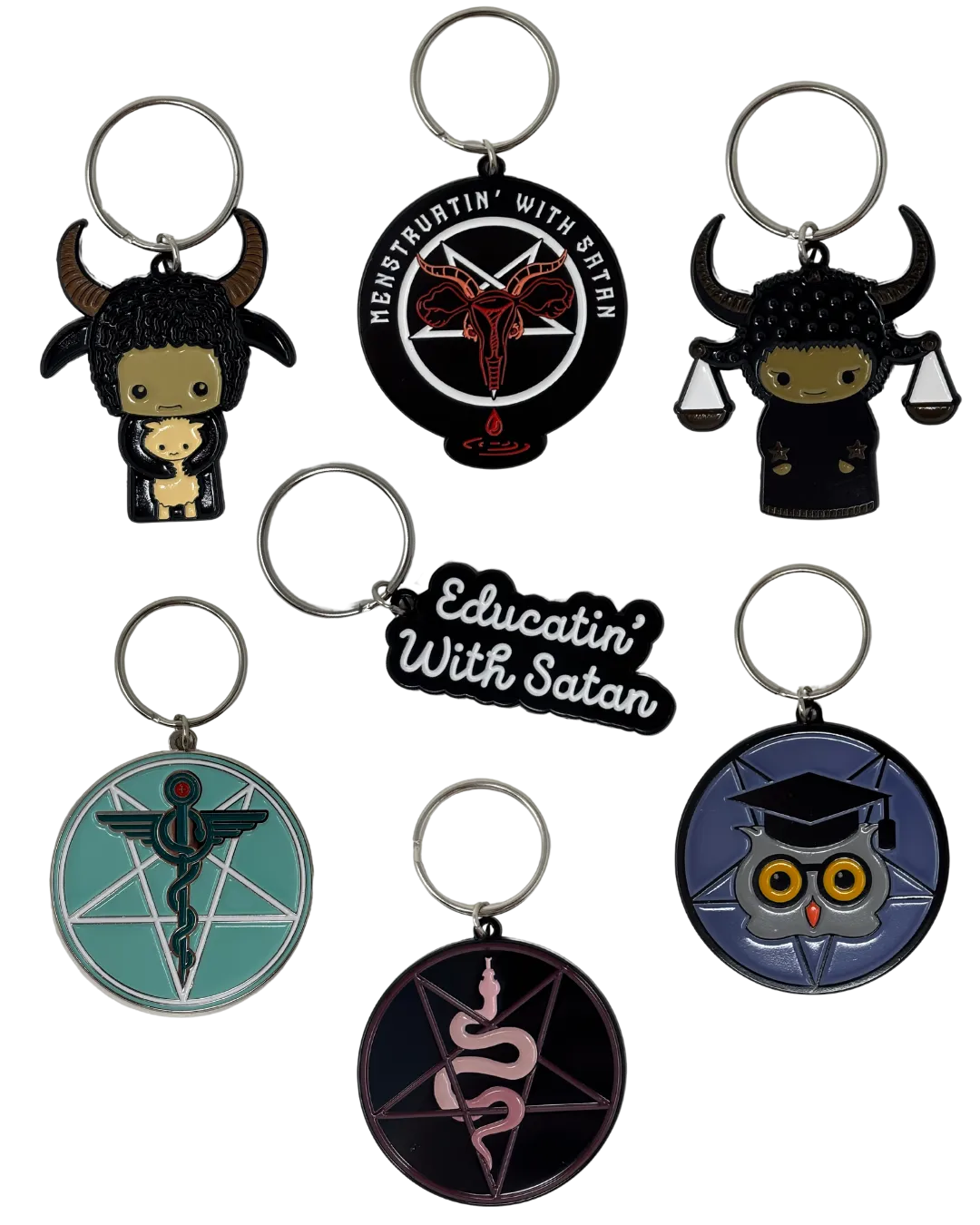 TST Enamel Keychains