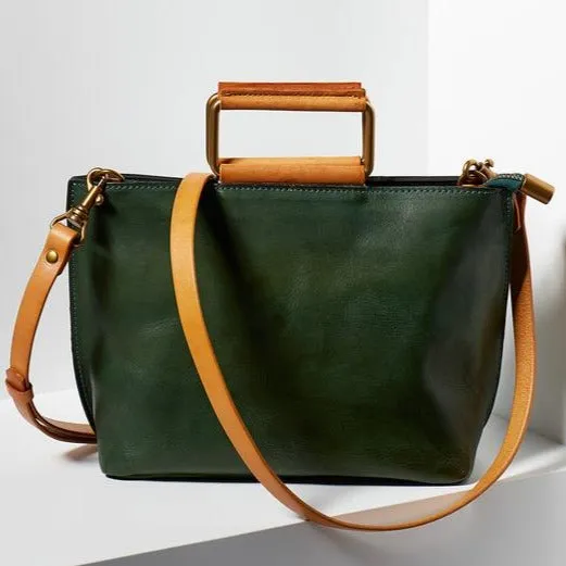 Uppdoo // JOY Mini Tote Hunter Green