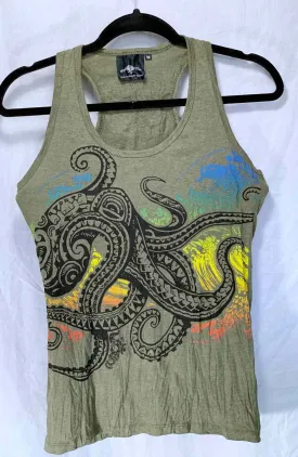 Women's Multicolored Octopus Tank Top